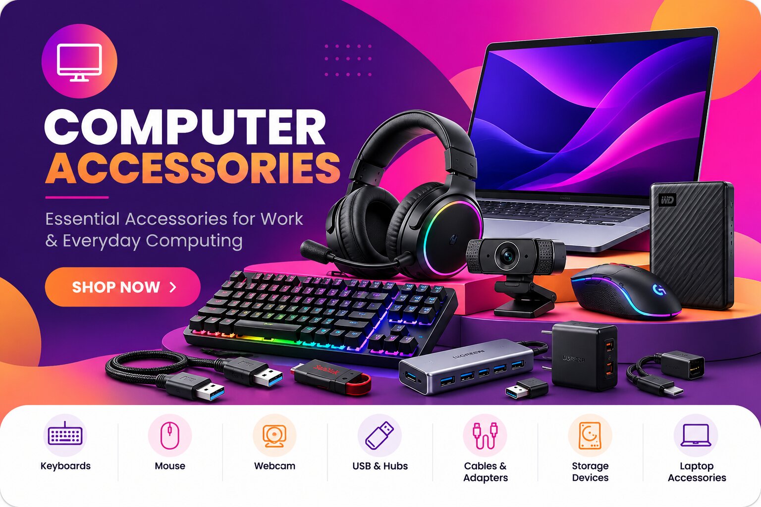 Computer Accessories Showcase