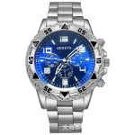 Trendy Men's Quartz Watch with Stylish Steel Band, Thick Glass, and Three Sub-Dials, Direct from the Manufacturer Wholesale - Image 5