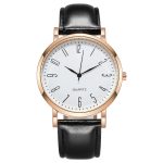 Casual Men's Business Digital Face Leather Strap Watch, Men's Watch,